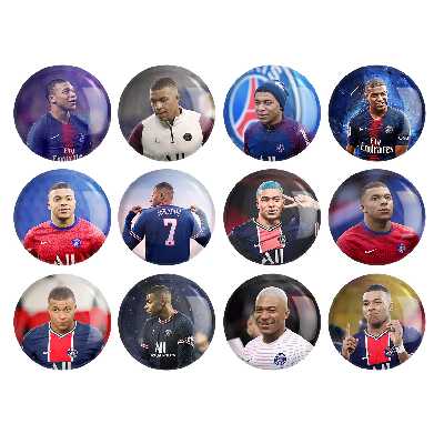 پیکسل خندالو مدل کیلیان امباپه کد 670 مجموعه 12 عددی