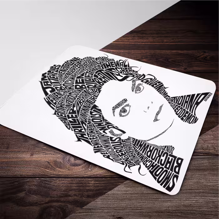 ماوس پد طرح Micheal Jackson کد 3319