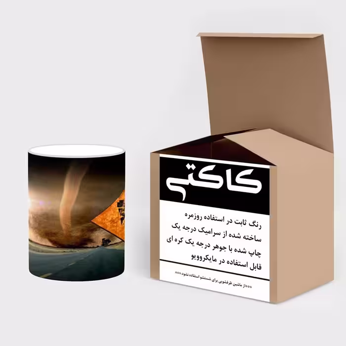 ماگ حرارتی کاکتی طرح فانتزی مدل mgh20592