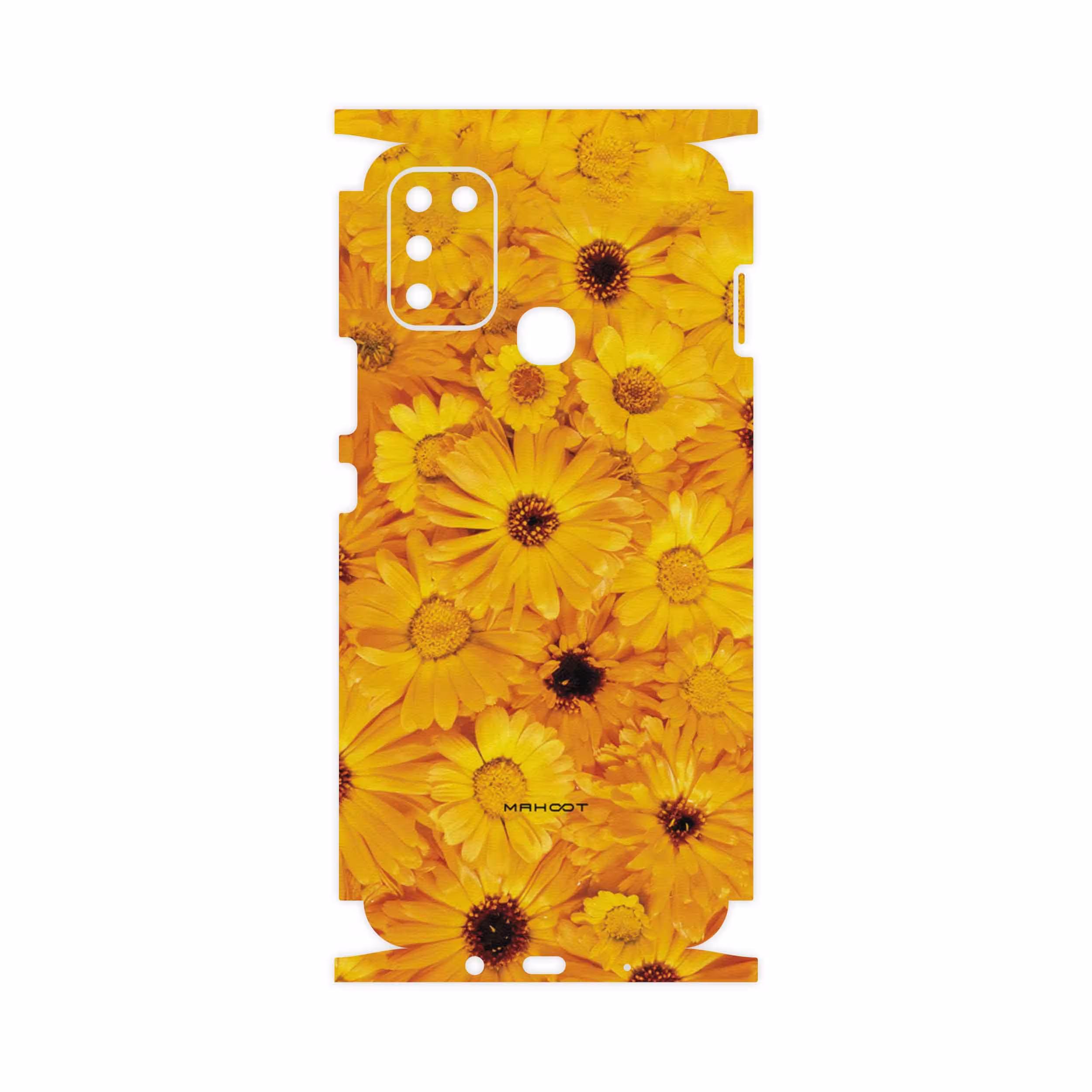 برچسب پوششی ماهوت مدل Yellow-Flower-FullSkin مناسب برای گوشی موبایل اینفینیکس Hot 11 Play