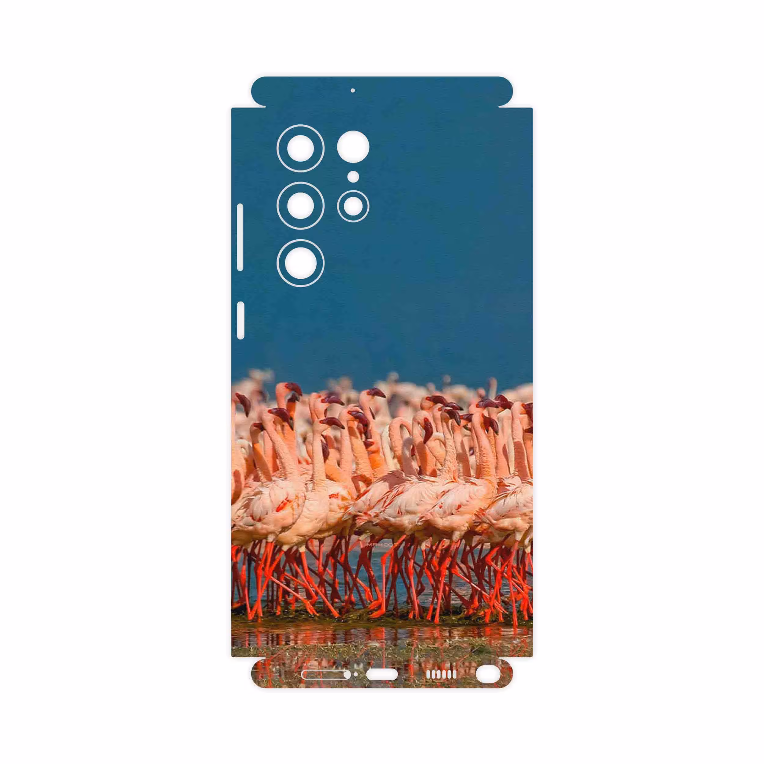 برچسب پوششی ماهوت مدل Flamingo-FullSkin مناسب برای گوشی موبایل سامسونگ Galaxy S22 Ultra 5G