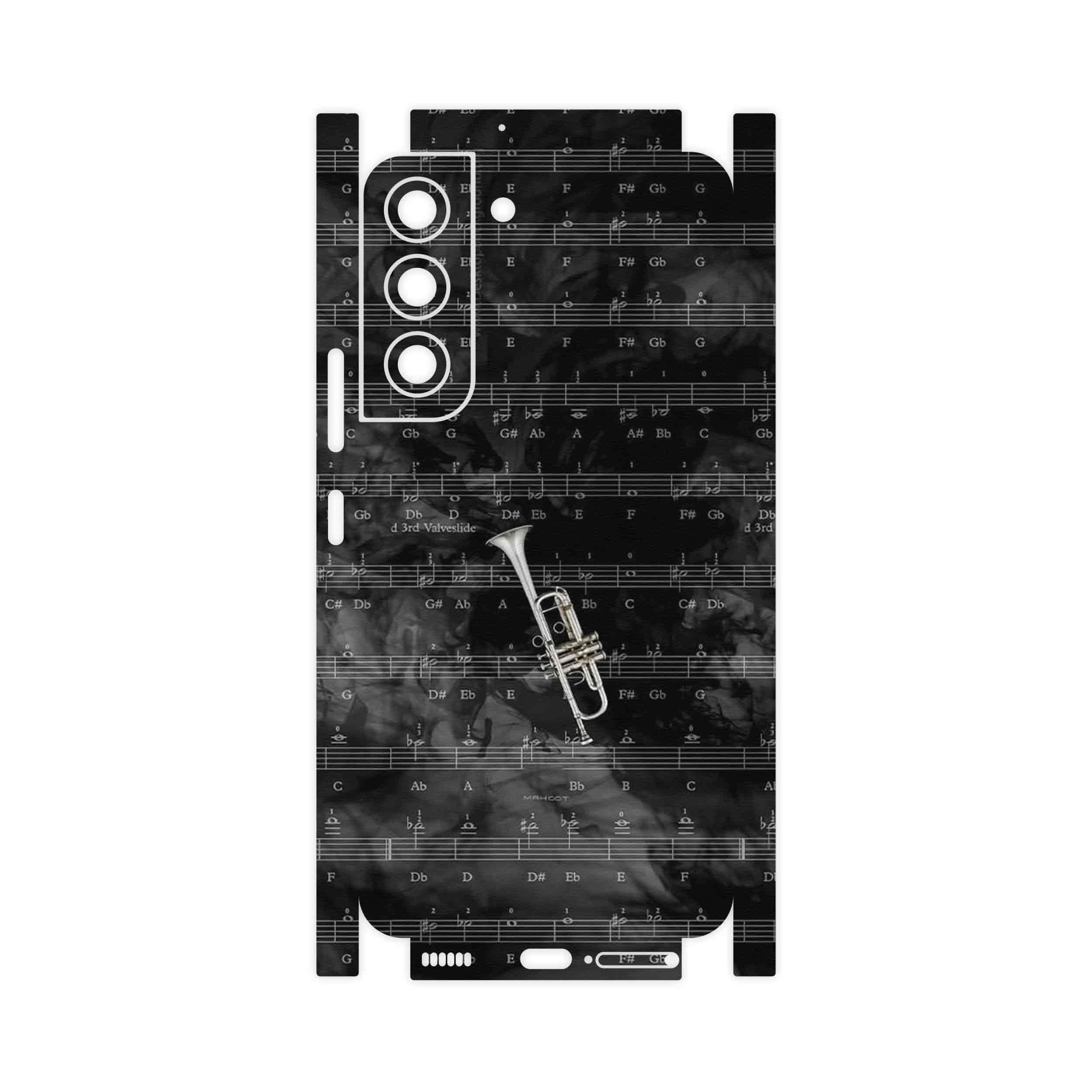 برچسب پوششی ماهوت مدل Trumpet-FullSkin مناسب برای گوشی موبایل سامسونگ Galaxy S22 5G