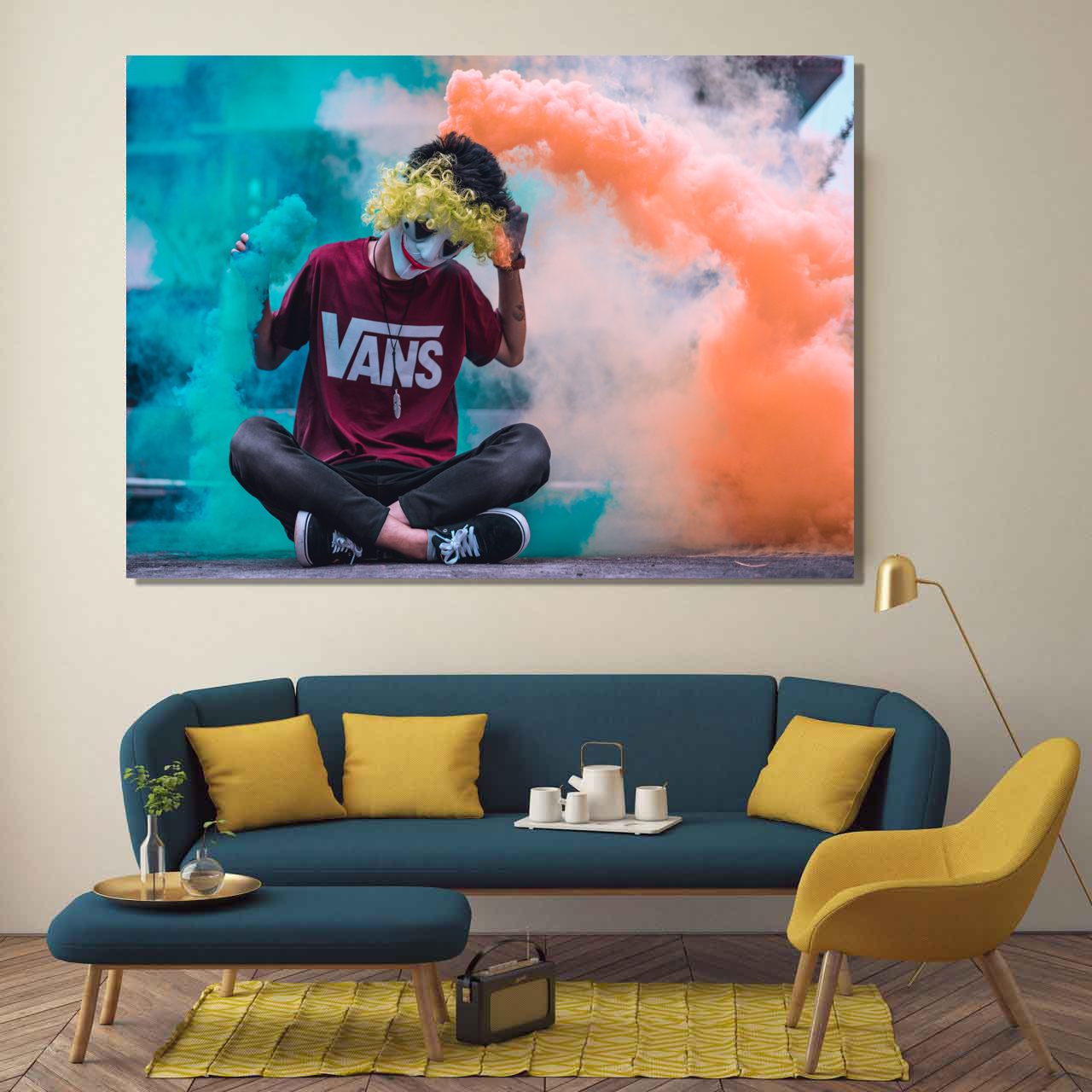 تابلو شاسی طرح ناشناس مدل anonymous13