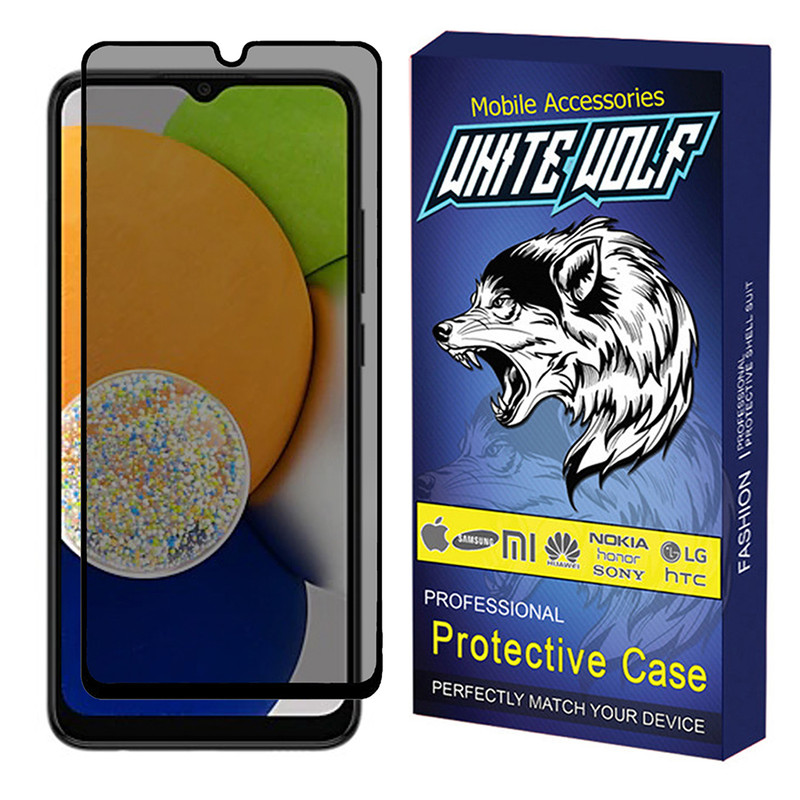 محافظ صفحه نمایش حریم شخصی وایت ولف مدل WGP3 مناسب برای گوشی موبایل سامسونگ  Galaxy A03 | کالا برتری