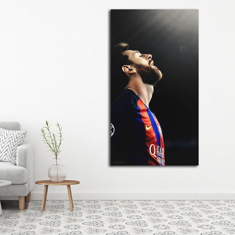 تابلو شاسی آتریسا مدل لیونل مسی طرح فوتبال