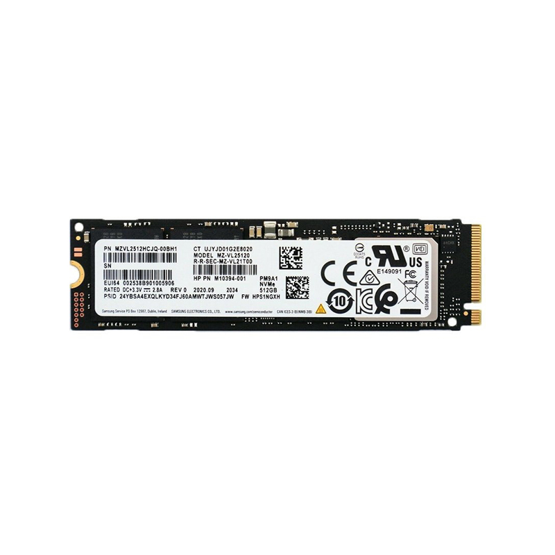 اس اس دی سامسونگ 512GB Internal SSD ا Samsung NVMe PM9A1 M.2 PCIe Gen4 x4