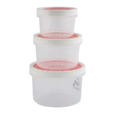 ظرف نگهدارنده هوبی لایف مدل 007 بسته ی 3 عددی