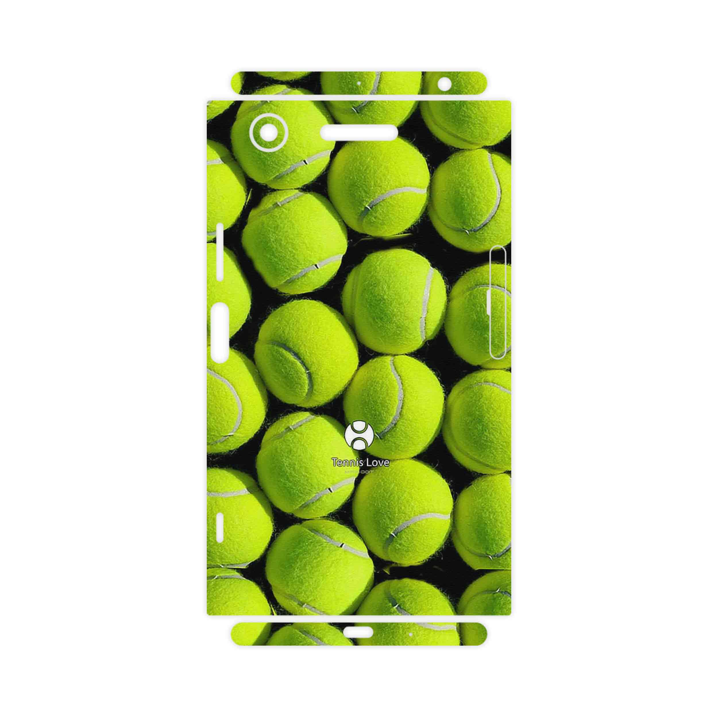 برچسب پوششی ماهوت مدل Tennis-FullSkin مناسب برای گوشی موبایل سونی Xperia XZ1