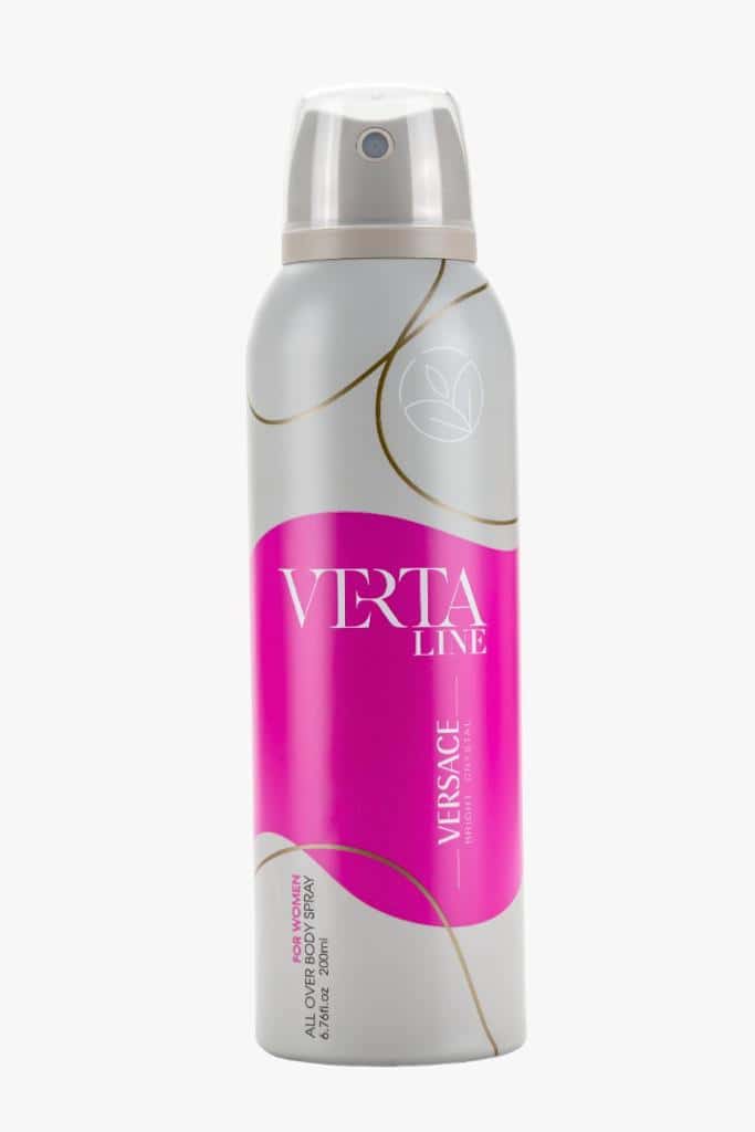 اسپری خوشبو کننده بدن زنانه ورتالاین مدل Versace Bright Crystal حجم 200 میلی لیتر