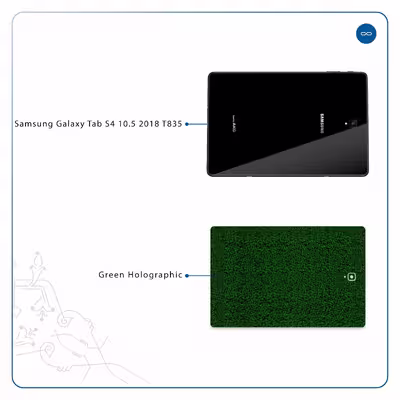 برچسب پوششی ماهوت مدل Green-Holographic مناسب برای تبلت سامسونگ Galaxy Tab S4 10.5 2018 T835