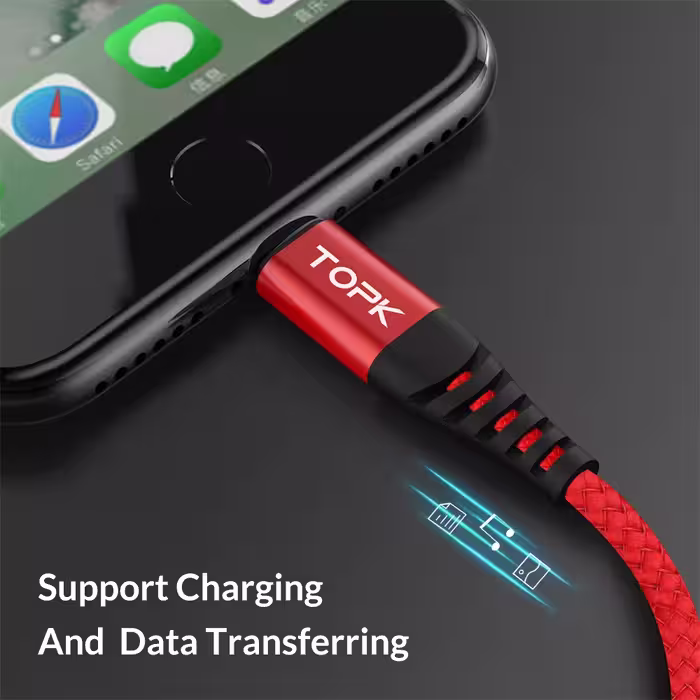 کابل تبدیل USB به لایتنینگ تاپکی مدل L2 طول 2 متر