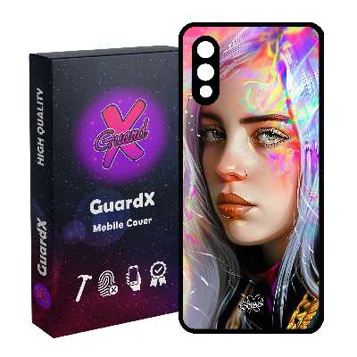 کاور گارد ایکس طرح Billie Eilish مدل Glass10141 مناسب برای گوشی موبایل سامسونگ Galaxy A02 / M02
