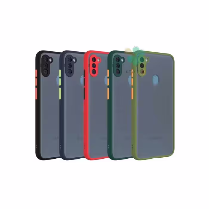 کاور گوشی پشت مات محافظ لنزدار مناسب Samsung Galaxy M11