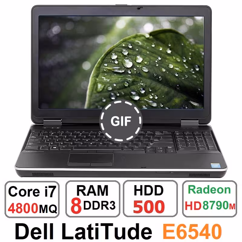 لپ تاپ Dell مدل Latitude E6540 با پردازنده‌های Core i7 4610M, Core i7 4800MQ رم 8GB