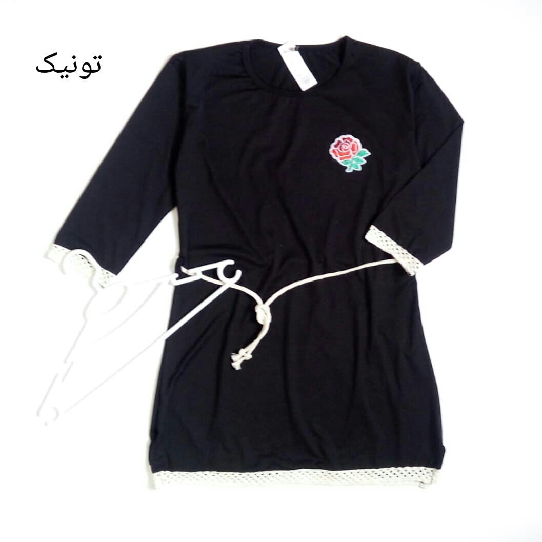 تونیک مشکی زنانه ودخترانه
