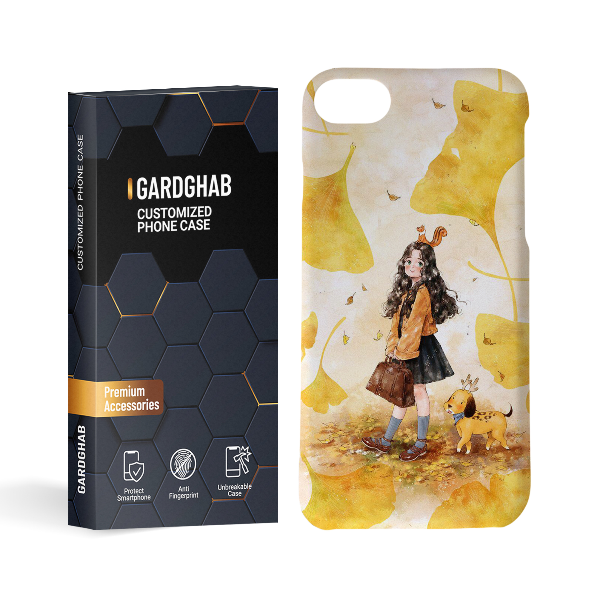  کاور گارد قاب مدل دخترانه مناسب برای گوشی موبایل اپل iphone 7 / 8 / se2020