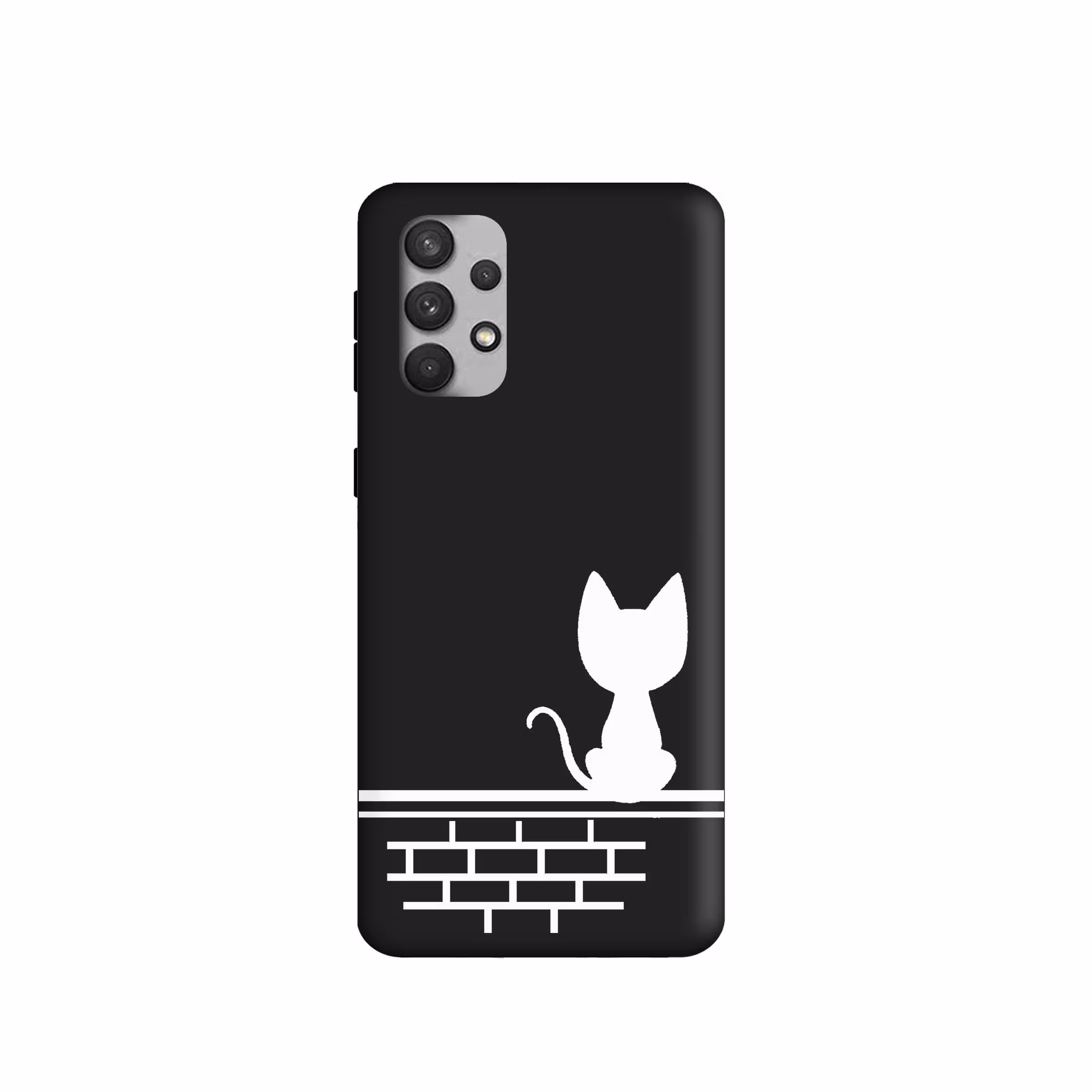 کاور طرح گربه مینیمال کد 1292 مناسب برای گوشی موبایل سامسونگ Galaxy A13 4G
