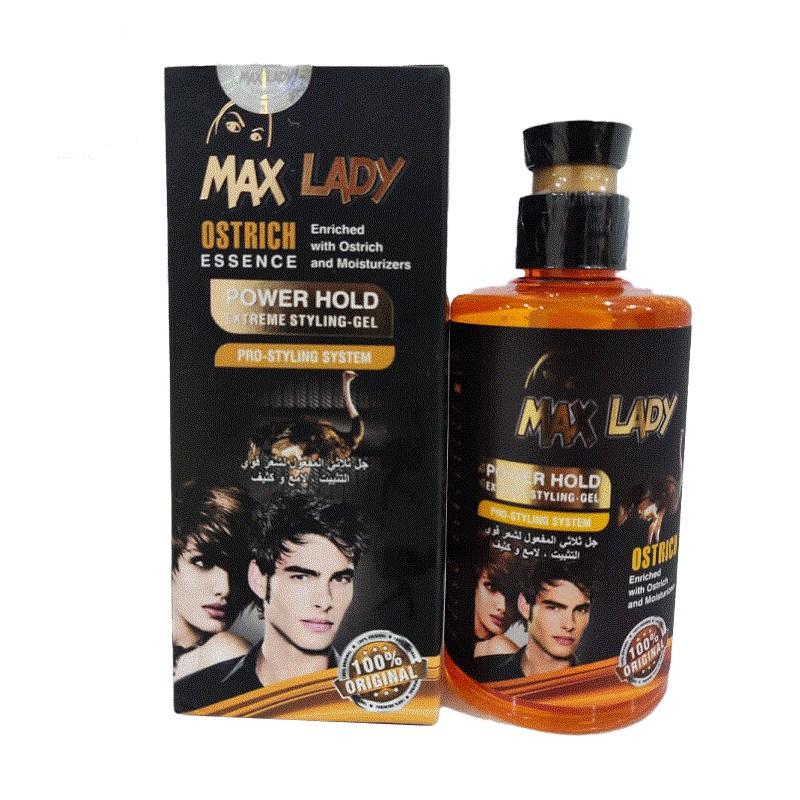 ژل مو مکس لیدی مدل OSTRICH حجم 260 میلی لیتر