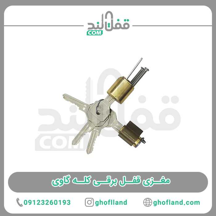 مغزی قفل برقی - فروشگاه اینترنتی قفل لند