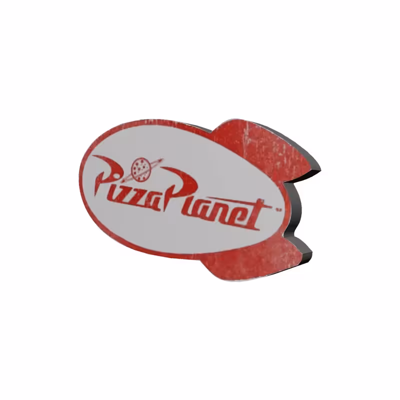 استیکر طرح Pizza Planet کد 225