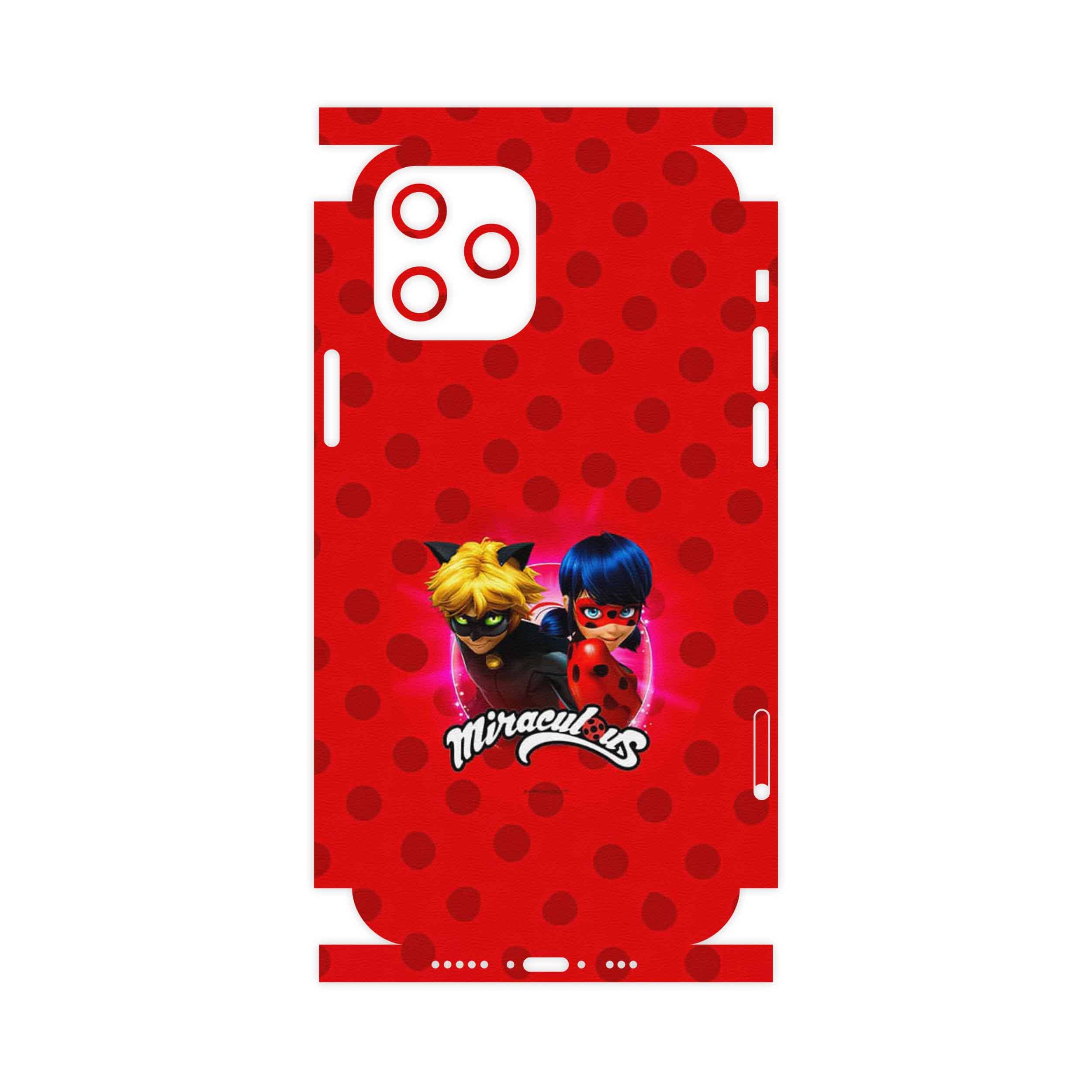 برچسب پوششی ماهوت مدل Ladybug and Cat Noir-FullSkin مناسب برای گوشی موبایل اپل iPhone 12 Pro
