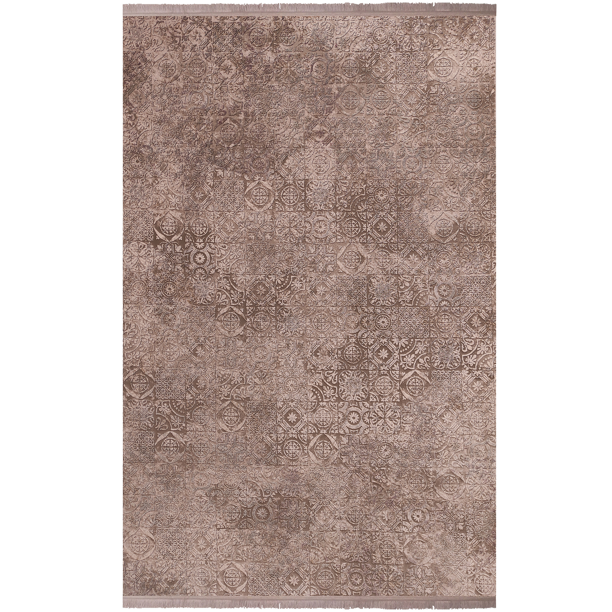 فرش ماشینی زمرد مشهد طرح پتینه مدل AN009