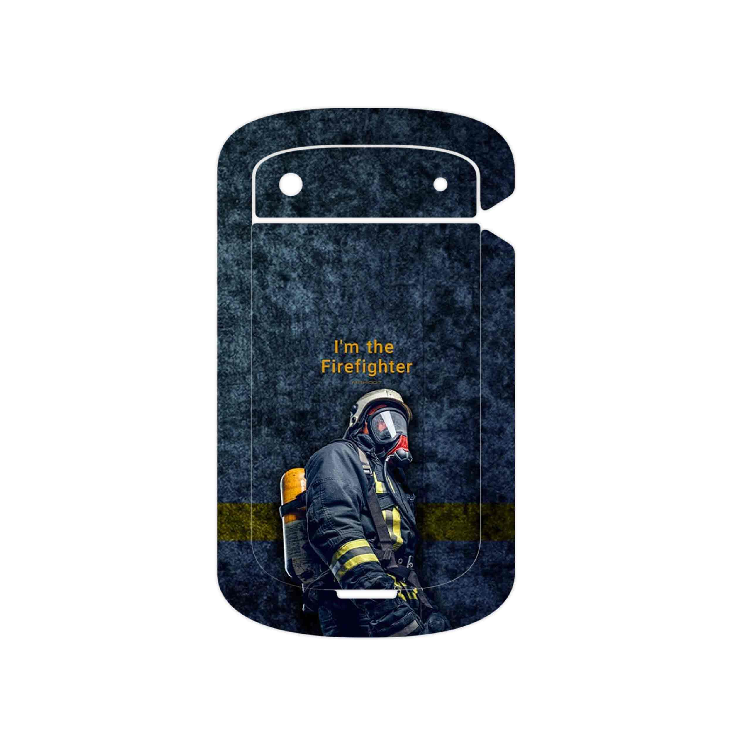 برچسب پوششی ماهوت مدل Firefighter مناسب برای گوشی موبایل بلک بری Bold Touch 9900