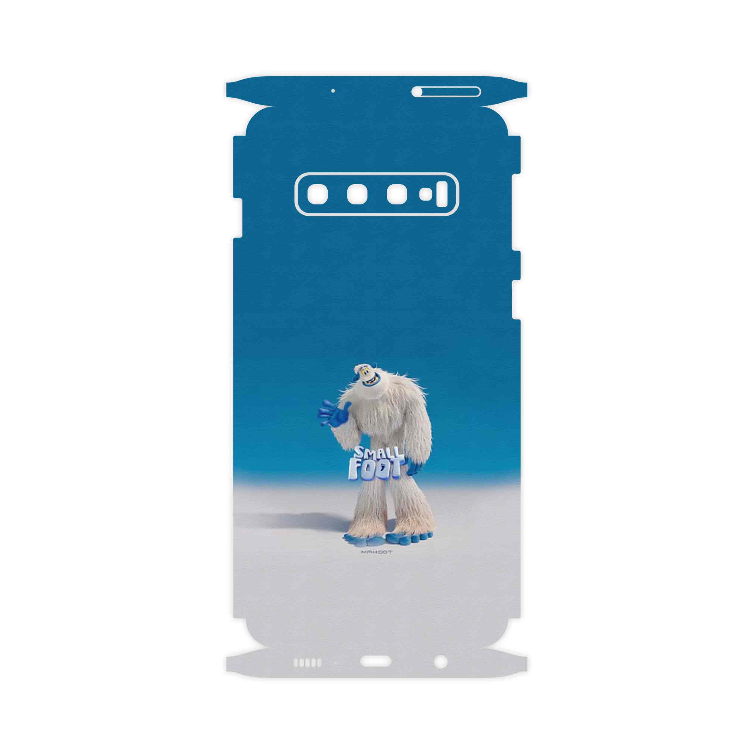 برچسب پوششی ماهوت مدل Smallfoot-FullSkin مناسب برای گوشی موبایل سامسونگ Galaxy S10