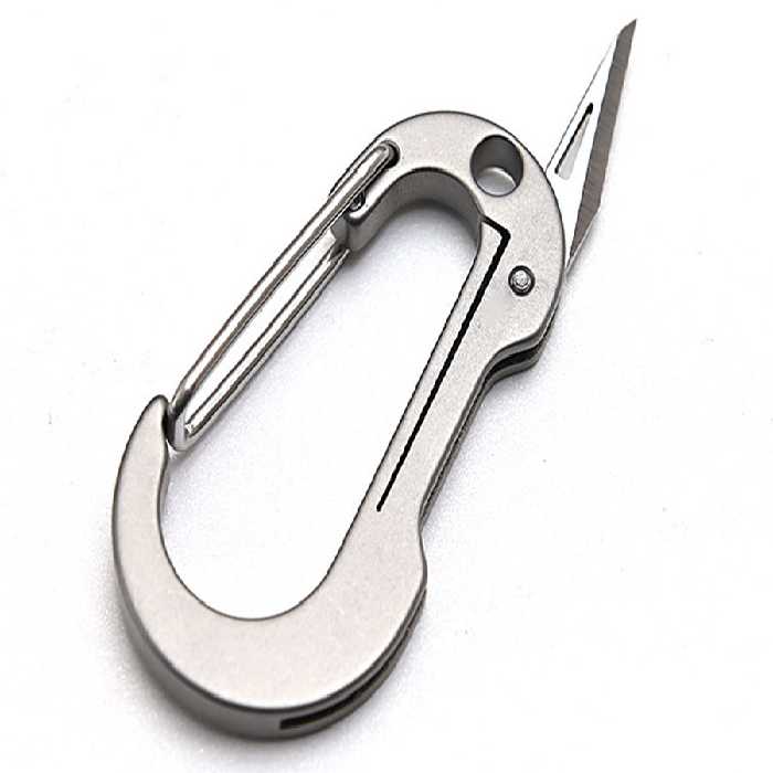 چاقوی آنباکسینگ و جاکلیدی express knife men's waist hanging chain portable