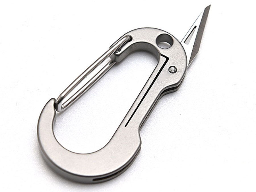 چاقوی آنباکسینگ و جاکلیدی express knife men&#39;s waist hanging chain portable