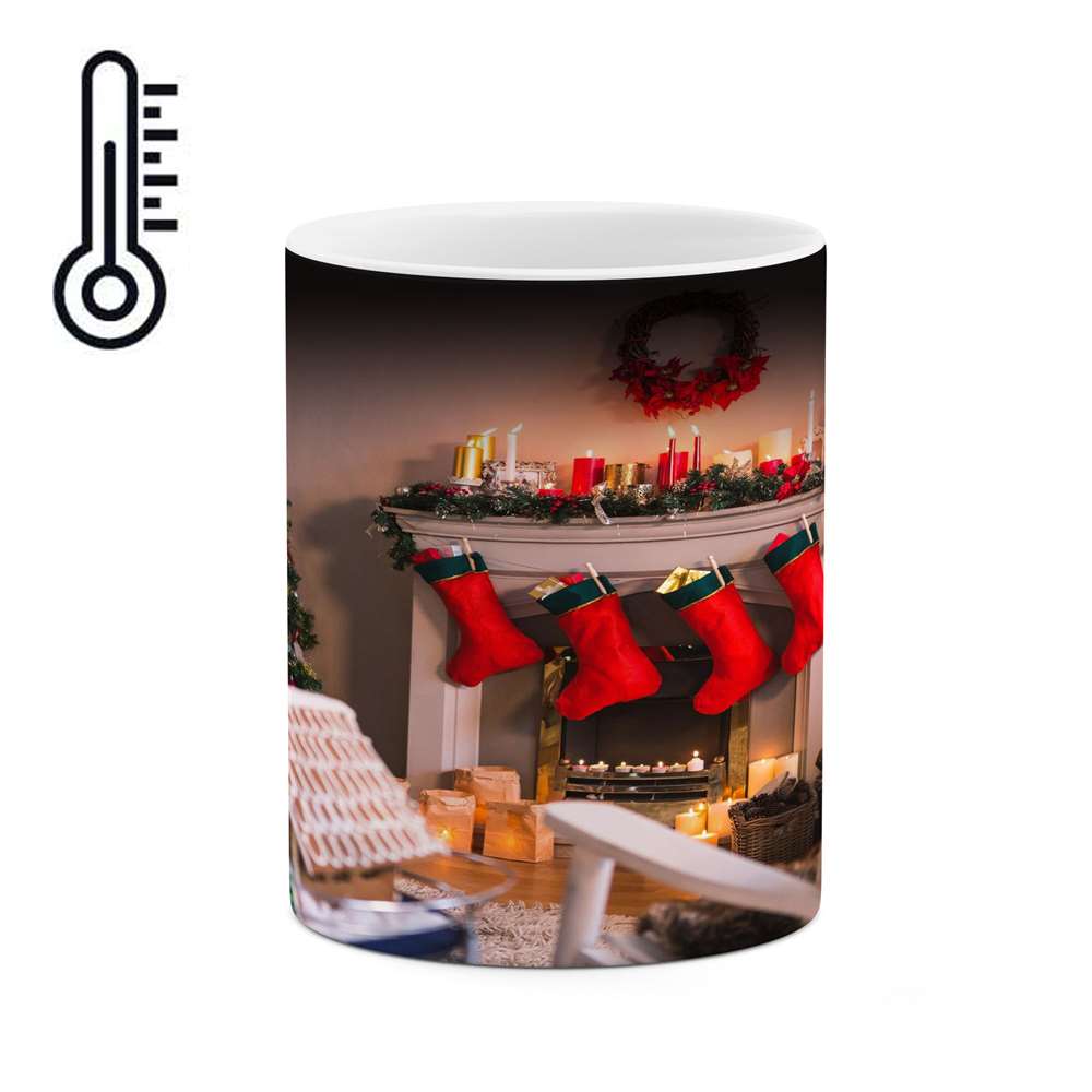 ماگ حرارتی کاکتی طرح کریسمس مدل mgh17030