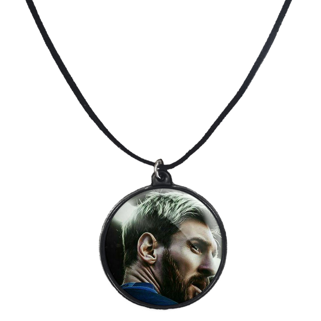 گردنبند پرمانه طرح مسی کد pmb.8649 مدل دو طرفه