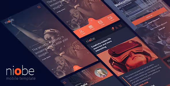 دانلود Niobe HTML Mobile Template