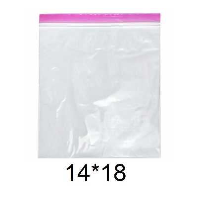  کیسه زیپ دار مدل دو زیپ کد 14x18 بسته 200 عددی