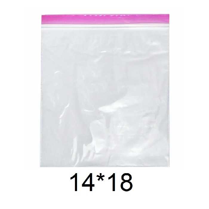  کیسه زیپ دار مدل دو زیپ کد 14x18 بسته 200 عددی