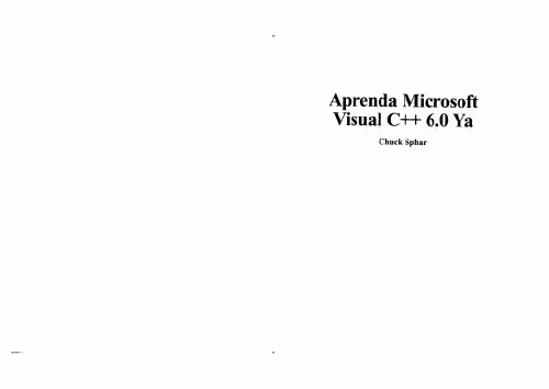 خرید و دانلود نسخه کامل کتاب Aprenda Microsoft Visual C   6.0 YA Spanish