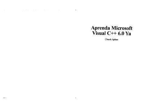 خرید و دانلود نسخه کامل کتاب Aprenda Microsoft Visual C 6.0 YA Spanish