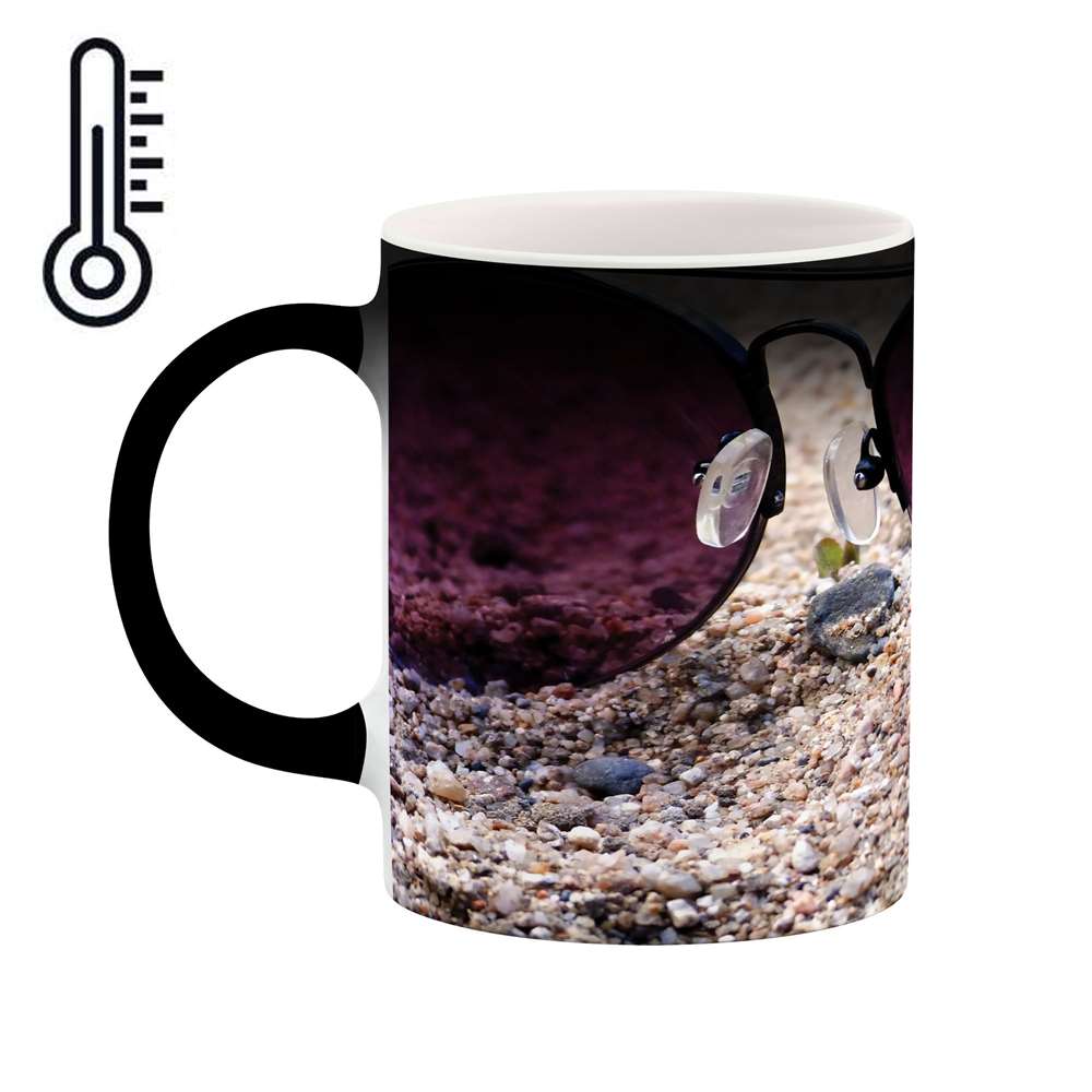 ماگ حرارتی طرح عینک مدل mgh02315