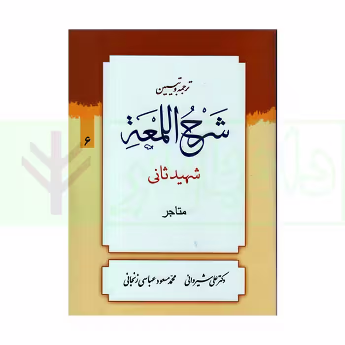 ترجمه و تبیین شرح لمعه - جلد 6 (متاجر) | دکتر شیروانی