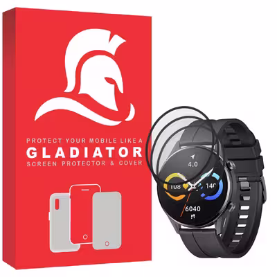 محافظ صفحه نمایش گلادیاتور مدل GWP3000 مناسب برای ساعت هوشمند شیائومی Imilab W12 بسته سه عددی