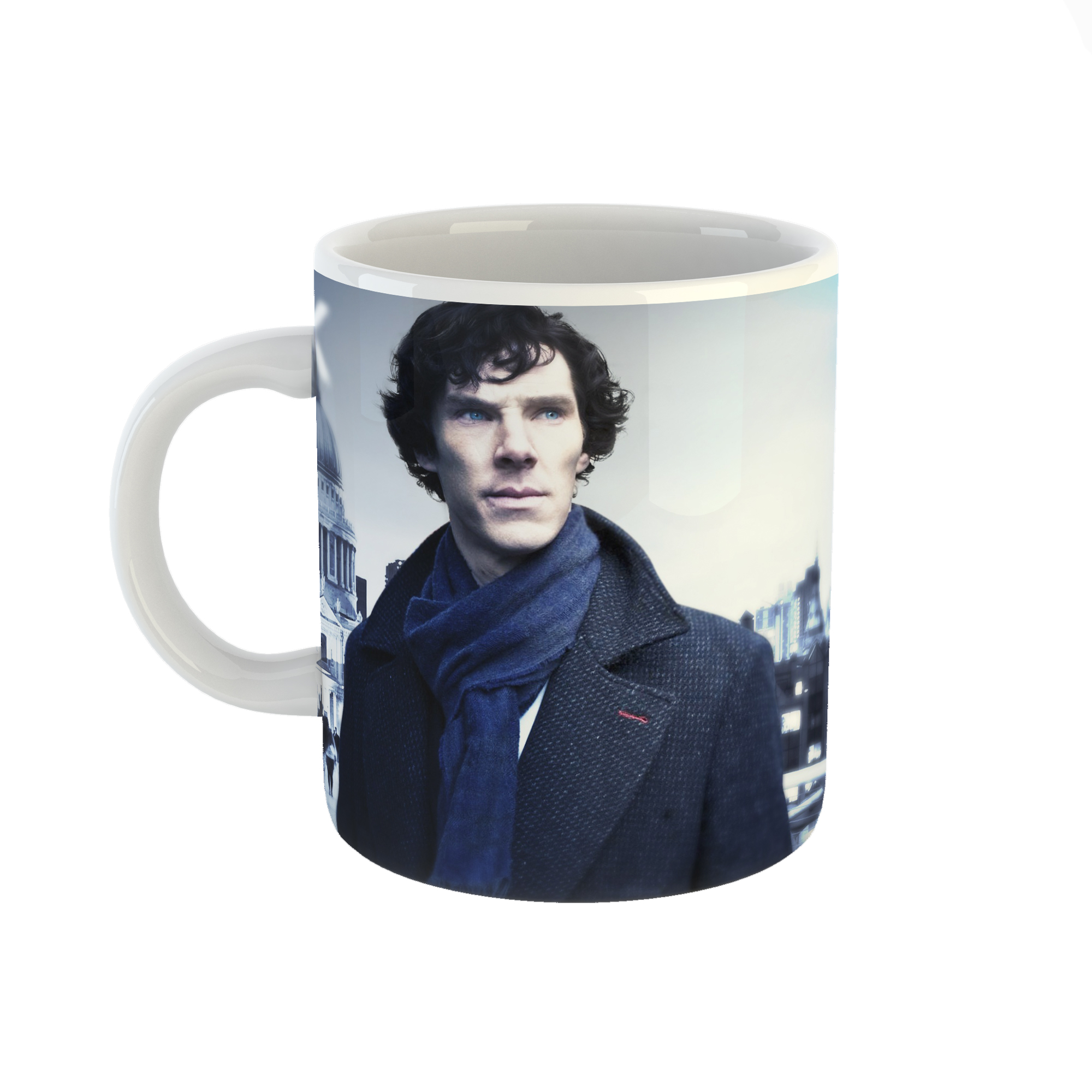 ماگ طرح شرلوک مدل بندیکت کامبربچ