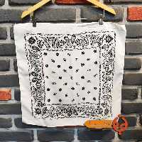 باندانا دستمال سر  کد A41 رنگ سفید      