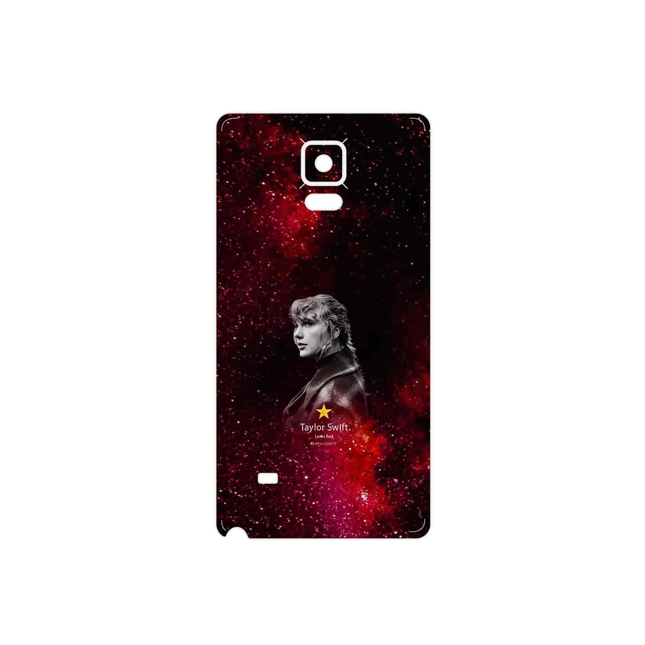 برچسب پوششی ماهوت مدل Taylor Swift مناسب برای گوشی موبایل سامسونگ Galaxy Note 4