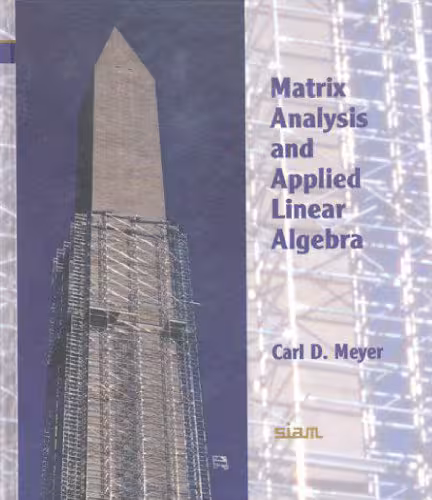 خرید و دانلود نسخه کامل کتاب Matrix analysis and applied linear algebra. With solutions to problems