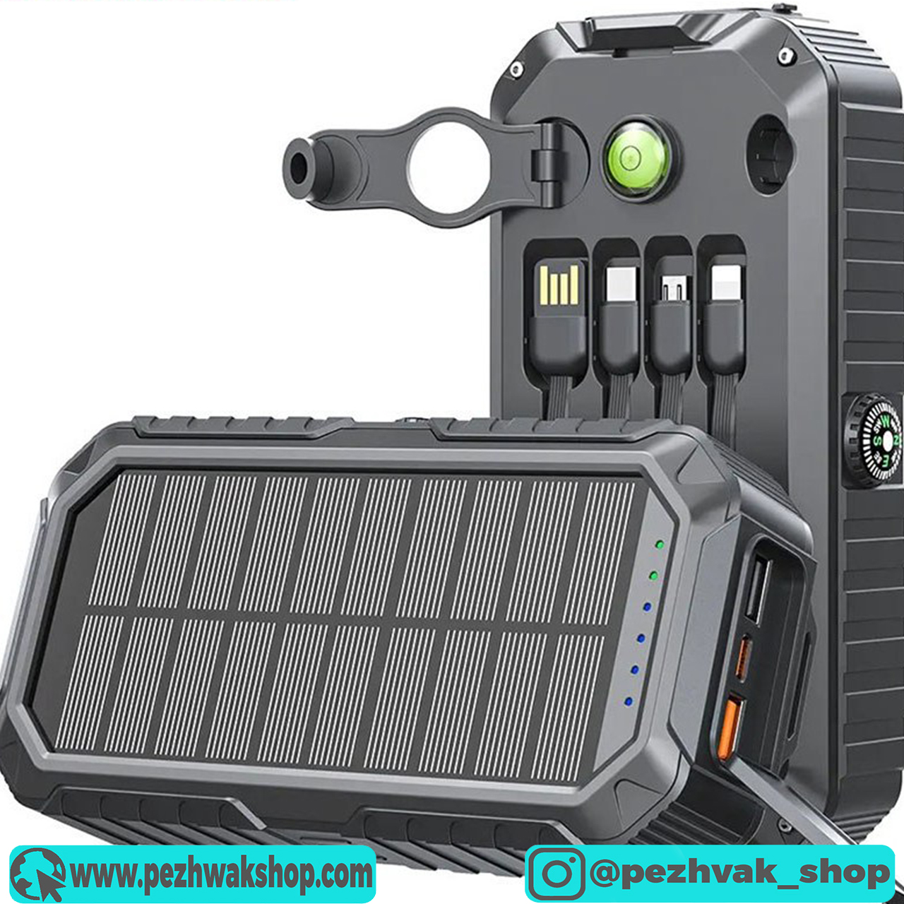 پاوربانک خورشیدی سولار میت 20000 گرین لاین مدل GL-PX15