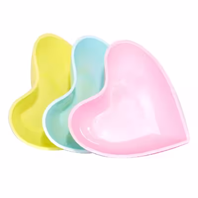 کاسه مدل heart بسته 3 عددی 