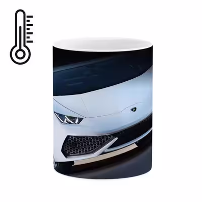 ماگ حرارتی طرح ماشین lamborghini huracan مدل mgph15560