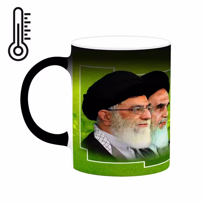 ماگ حرارتی کاکتی طرح مقام معظم رهبری مدل mgh19598