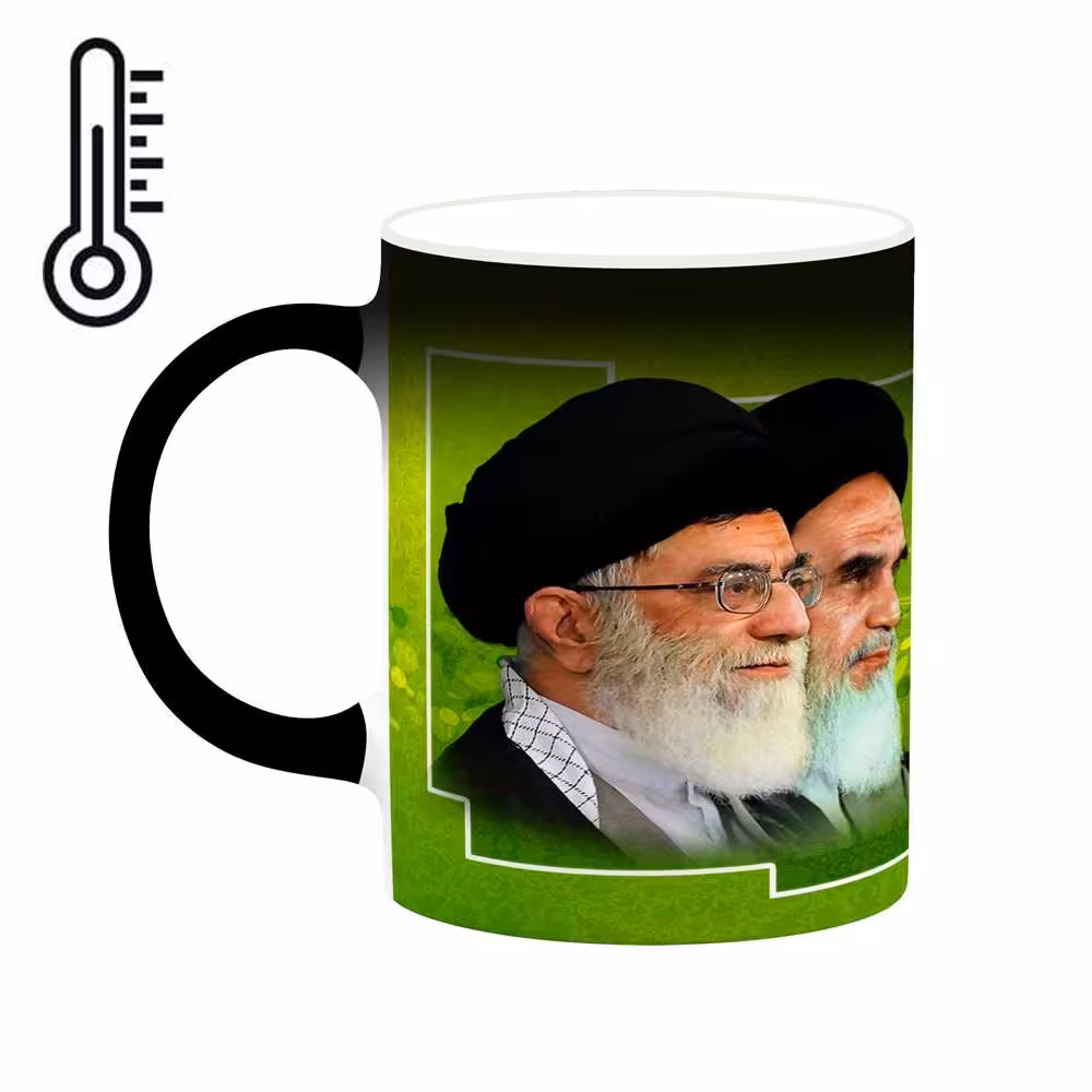 ماگ حرارتی کاکتی طرح مقام معظم رهبری مدل mgh19598
