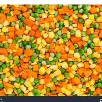 مخلوط سبزیجات ( هویج ، ذرت، نخود سبز ) (یک کیلویی )